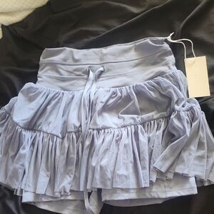 Ruffled Skirt with Drawstring